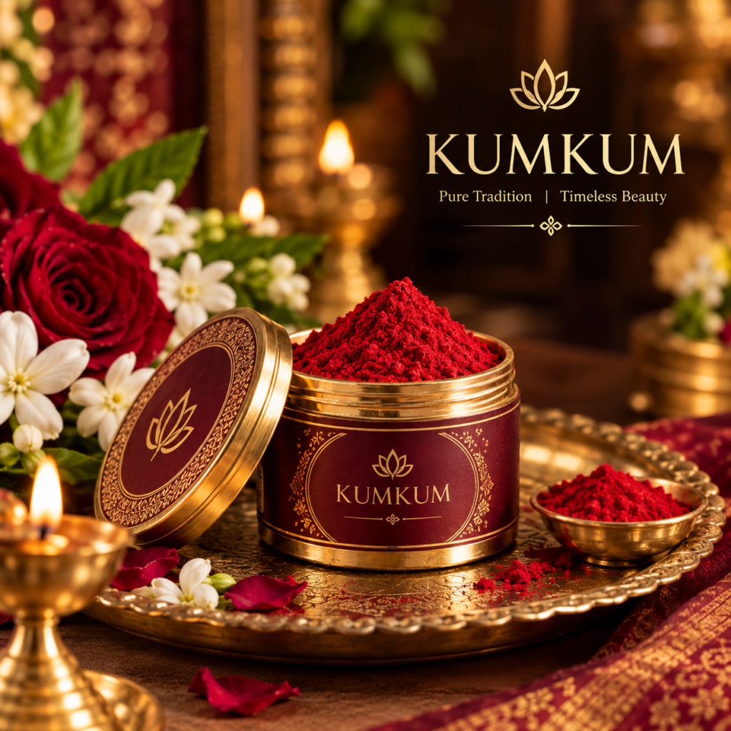 5g organic kumkum powder pack for pooja