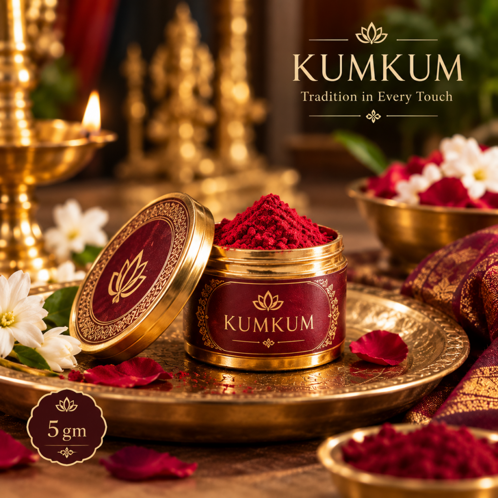 15g organic kumkum powder pack for home pooja